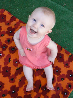 Charlotte giggling