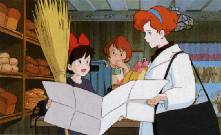 Kiki shows map to her first client