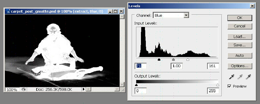 Adjust levels -- not too much!